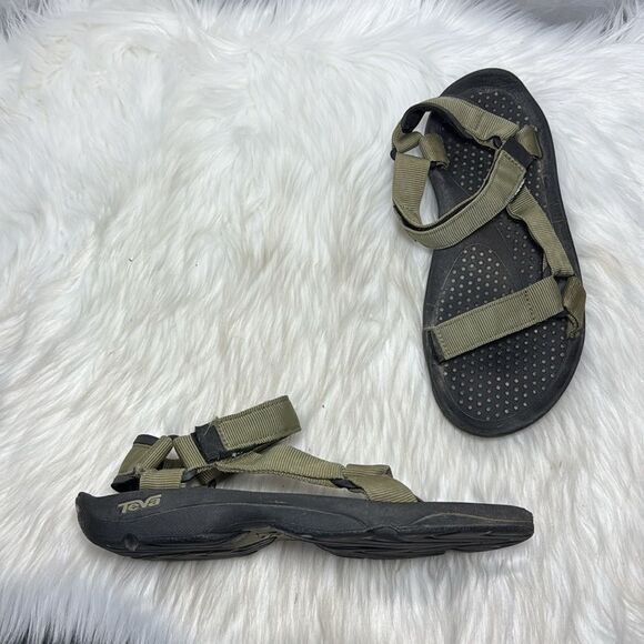 Teva‎ Men\'s Olive Green Original Style Sandals S/N 6502 Sz 9 main image 8
